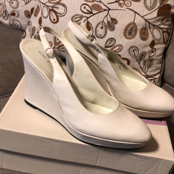 Nine West Shoes - Cream wedge pump Nine West Shoes - Cream wedge pump